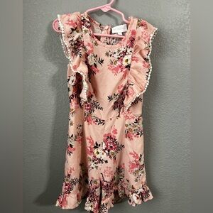 Floral Pink Kids romper